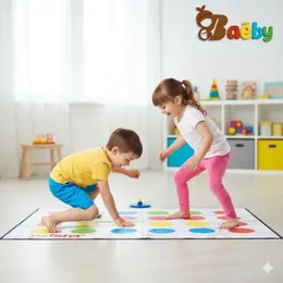 Twister Board Game Spinner Game Of Twister The Classic Game With 2 More Moves Board Game Accessories Board Game, Big Kid