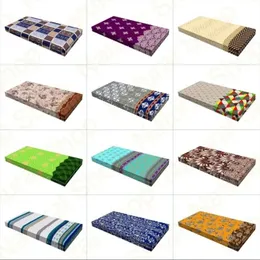 Mattress Cover Protector for Single Bed  Cotton with Zipper 200TC Feather Box Multicolor