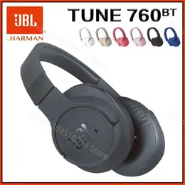 JB8760 BT JBL Harman Wireless BLUETOOTH Headphone Portable Fold-Flat Stereo Bass Metal Heavy Bass Sound Quality Music Ea