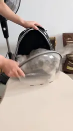 Cat Backpack Carrier, Pet Cat Carrier with Ventilated Design for Carrying Puppy Cats, Pet Carrier Backpack for Traveling