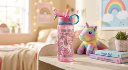 Colourful Unicorn Sipper Bottle - 338-30