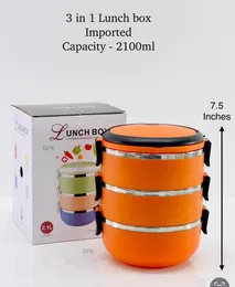 Tripple Layer Tiffin Type Lunch Box
