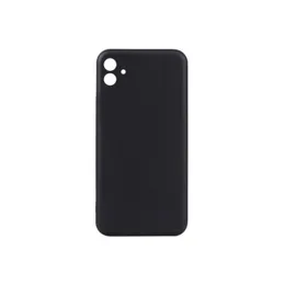 Samsung A04E Hard Silicon Cover 2MM Black Colour, 2MM Hard Silicon Back Cover for Samsung Galaxy A04E, Durable Phone Cas