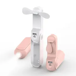 3-in-1 Handheld Bear Fan – Portable Foldable USB Fan, Flashlight and Power Bank