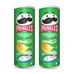 Pringles Sour Cream & Onion Jar, Potato Chip, 107 Gram - Sour Cream & Onion