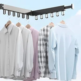 generic wall-mounted, collapsible clothes drying rack