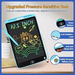 LCD Writing Tablet for Kids - 10.5 inch Doodle Board Colorful Screen Drawing Pad