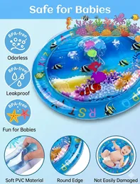 SUPER TOY Baby Tummy Time Water Play Mat