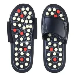 Spring Acupressure and Magnetic Therapy Accu Paduka Slippers for Full Body Blood Circulation Natural Leg Foot Massager S