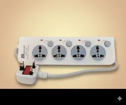 Max watt Heavy Duty Power Strip Extension Cord 4 | 5 Gang Way  13A - 5 Meter