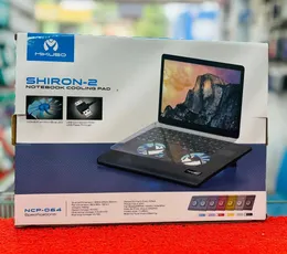 Mikuso NCP-064 Cooler Fan Shiron-2 Dual Fan Super Strong Wind with LED Notebook/Laptop Cooling Pad