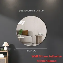 40cm diameter self-adhesive acrylic wall mirror stickers