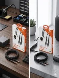 Fast braided charging data cable 120cm