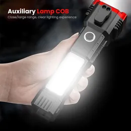 4 Mode Led Torch With Side Light