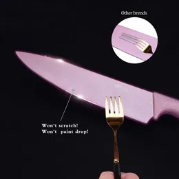 6 Pcs Colorful Knife Set