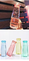 Diamond Design Glass Water Bottle - 500ml