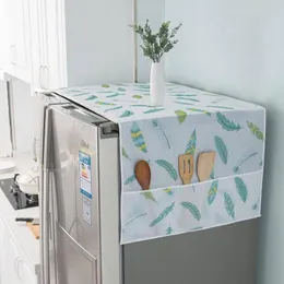 Waterproof Fridge Cover Anti-Dust With Storage Pockets â Random Colours Big Size