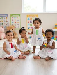 MASLIN COTTON 3 MONTHS TO 1YEAR FROCK