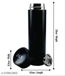 best LED display vacuum thermal flash insulation  500ml bottle thumber