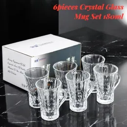 180ml 6pcs Glass Mug Set