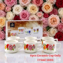 175 ml 6pcs ceramic cup