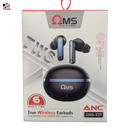 Î©MS T27 True Wireless Earbuds with ANC + ENC Noise Cancellation