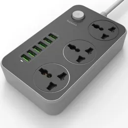 Multi Plug Wire Code  Power Socket with 2M Cable 3.4A AC Power Socket UK Plug