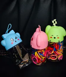 Character Bottle Hair Tie Set