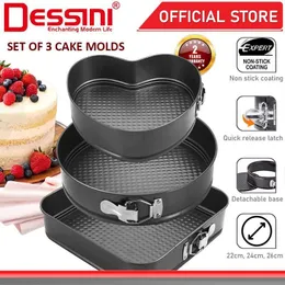 3pcs Nonstick Cake Mould Set