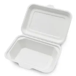 900ml Bagasse Lunch Box 50pcs