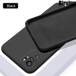 Redmi Note 10 / Note 10s soft matte liquid silicone Case Back Cover for Redmi Note 10 / Note 10a - Black