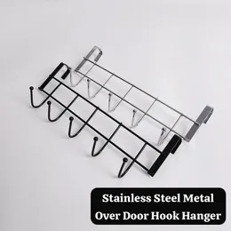 Stainless Steel Metal Over Door Hook Hanger