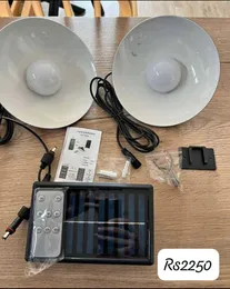 Solar Powered Dual Head Pendant Light kit