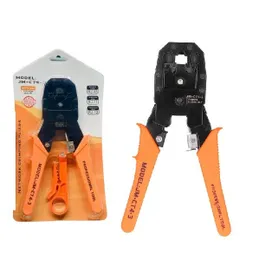 Wire Cutter Crimper Set Cable Crimping Tool for 4P/6P/8P JM‑CT4‑3 with Electrophoresis Surface
