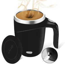 Automatic Self-Stirring Mug – Rechargeable Rotating Coffee & Beverage Mixer Cup for Office, Gym, Home, School – Stir Cof