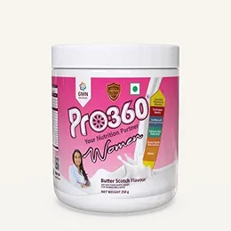 Pro360 Women Protein Rich Nutritional Supplement Enriched with Calcium, Iron for Stronger Bones and Improved Haemoglobin