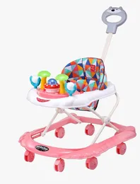 myhoodwink Activity Baby Walker Toy with Music & Lights for Kids, Parental Handle and Stopper for 6-48 Months Old Boys &