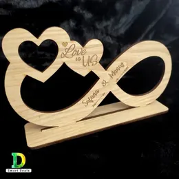 Customized Wooden Gift With Your Name & Wishes For Happy anniversary gift Birthday Gift wedding gift lover gift valentin