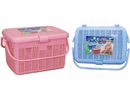 Baby Rio Storage Baskets Pink and Blue Nippon
