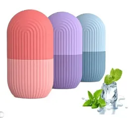 Ice Roller Face and Eye Dark Circle Remover – Reusable Silicone Facial Massage Tool