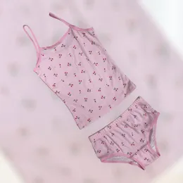 Sweet & Snug! Liza Teens Cherry Print 2-Piece Set for women