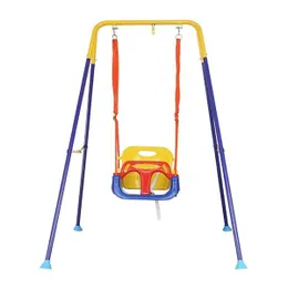 Children Horizontal Bar Swing Courtyard Hanging Basket with Stand (BS66)