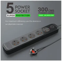 Premium Grade 5 Way wire cord/ extension cord (Box Type) with warranty