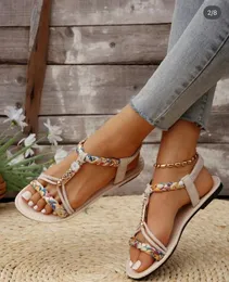 Vintage Style Beaded Sandals  Size - 44