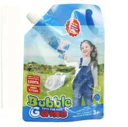 Bubble Liquid Concentrate Solution 100ml - Add Water to Make 1L - Suitable Refill Mixture for Bubble Guns, Wands, Machin