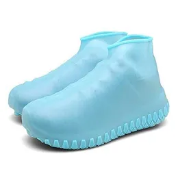 Waterproof Rain Shoes Cover Non-Slip Water Resistant Overshoes Silicone Rubber Rain Shoe Cover Protectors for Kids, Men,