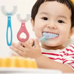 Baby toothbrush u shaped kids brush.