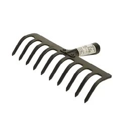 Durable 10 Teeth Garden Rake (Sr. No: 2027) for Lawn and Agricultural Use Efficient Soil Raking Gardening and Farming