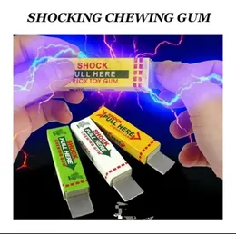 Electric Shock Chewing Gum and Magic Prank Toy for Street Jokes Easy Comedy Holiday Party Supplies Suitable for April Fo