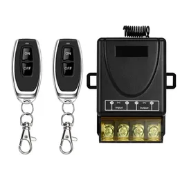 Wireless Remote Control RF Switch 110V 120V 240V 220V 30A Relay for Outdoor Lighting Dust Collector System Pump Motor Fa